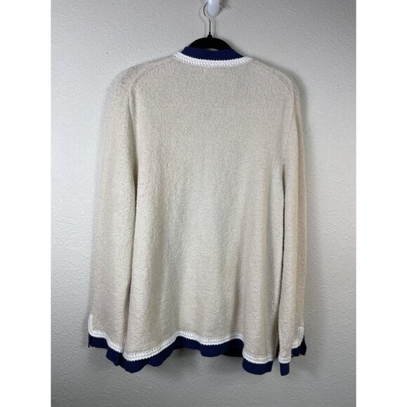 J Crew Textured Bouclé Lady Jacket Cardigan Size 2X - Picture 3 of 7